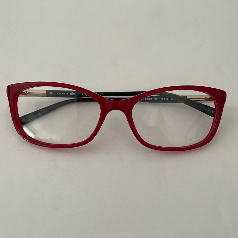 Lacoste Women's Red Eyeglasses